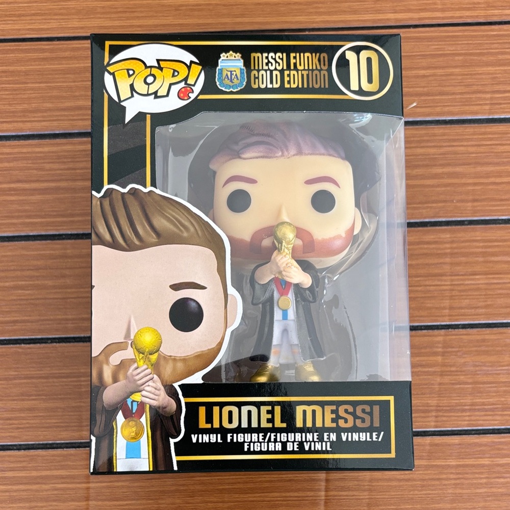 Messi Custom  Figure Gold Edition – Do you know a fan? Perfect gift!!!🎁🎁